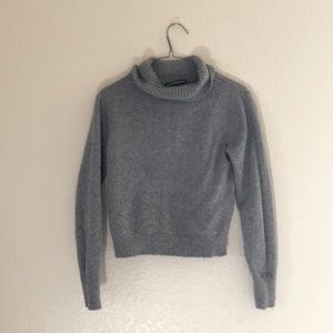Brandy Melville Grey Knit Turtleneck Sweater